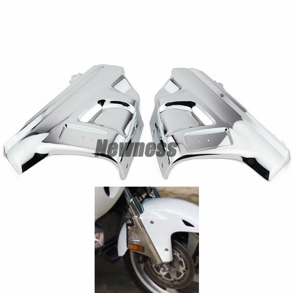 Chrome Motorcycle Front Fender Cover Guard Protector Moto Mudguard Frame Decoration case for Honda GL1800 GOLDWING 2001 -2011