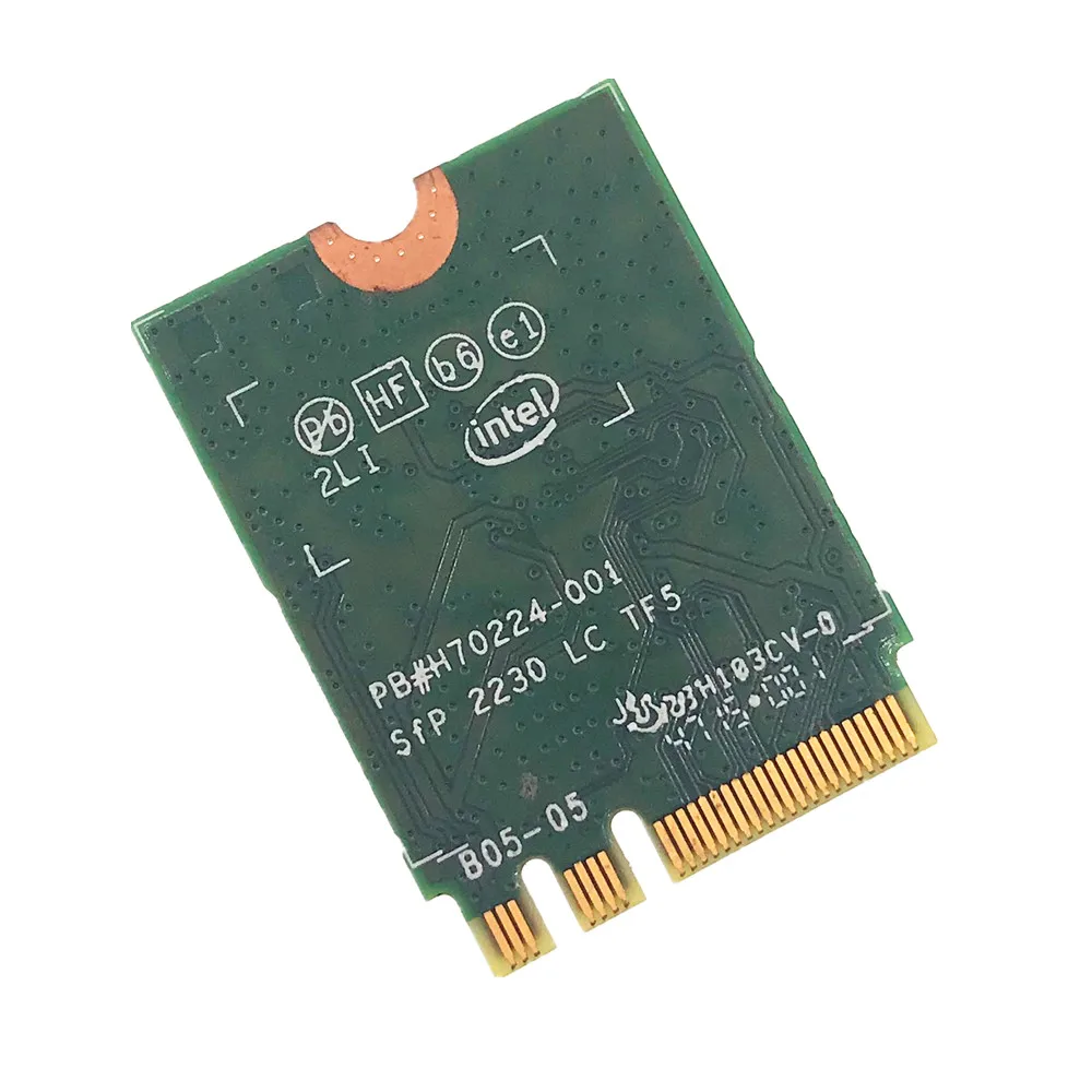 Con antenne + per Intel 8260NGW Wifi 867Mbps NGFF 802.11ac 2.4G/5GHz 802.11a/b/g/n/ac Bluetooth-compatibile 4.2 Card