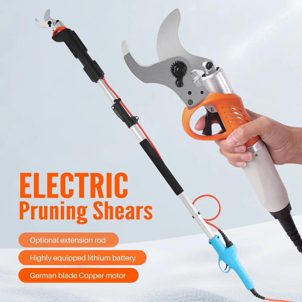 450w Electric Shear Portable Garden Pruner 4400mah Lithium Battery Pruning Shear for Fruit Tree 36v Cordless Orchard Scissors