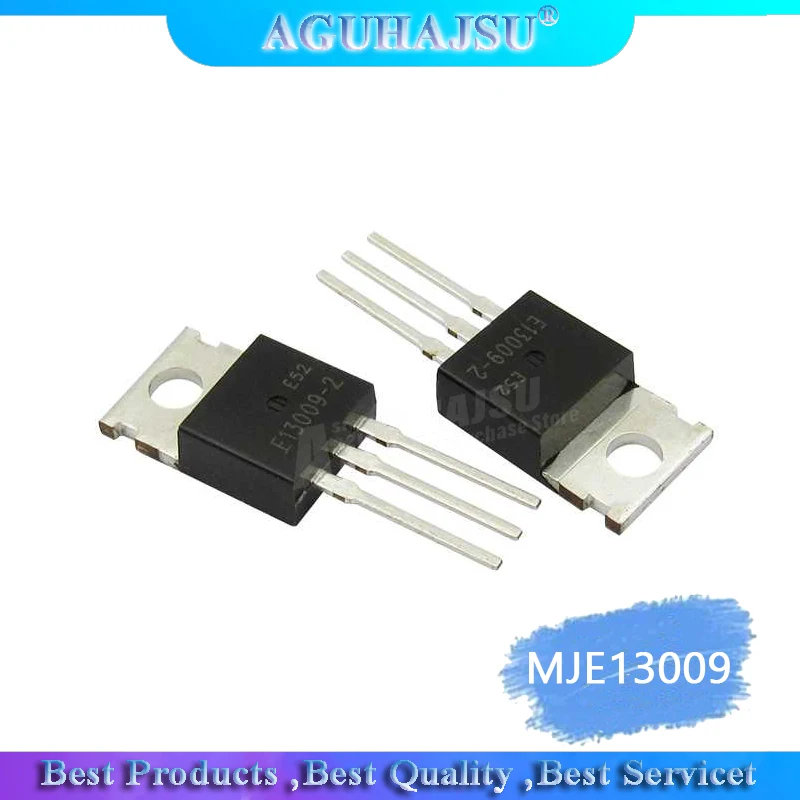 10PCS MJE13009 TO220 E13009-2 13009 E13009 400V 12A TO-220 NPN In-Line Transistor molewei