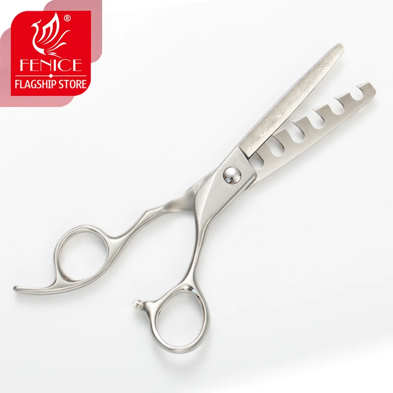 Fenice Professional 6 inch VG10 Hairdresser\'s Scissors 6 Teeth Thinning Rate 5%-10% Thinning Shears Hair Scissors