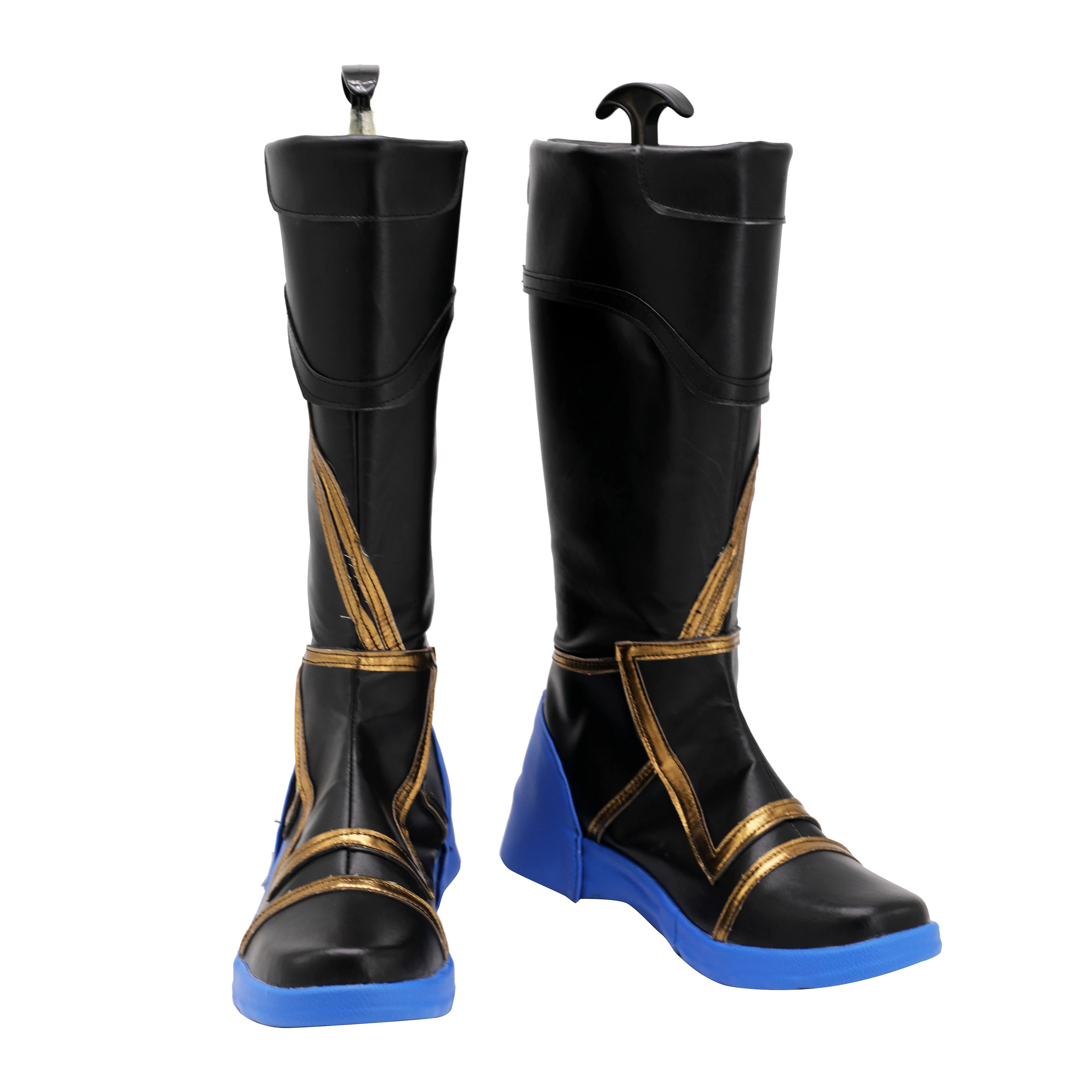 Jogo lol viego cosplay botas salto alto sapatos halloween cosplay prop adulto