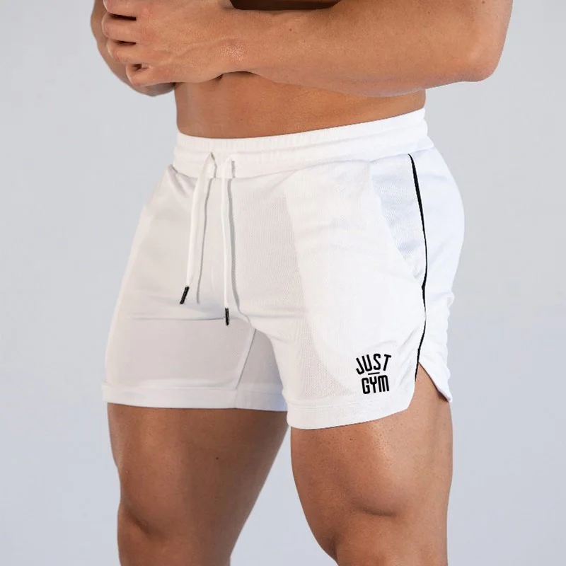 Shorts de musculation en maille à séchage rapide pour hommes, pantalons courts de plage, été décontracté survêtement