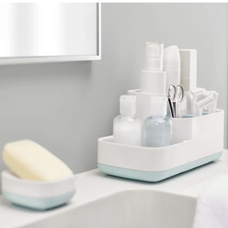 Easy Store Bathroom Caddy Large Toothbrush Holder Bathroom Toothbrush Storage Rack Toothbrush Caddy Stands Hanger Bathroom