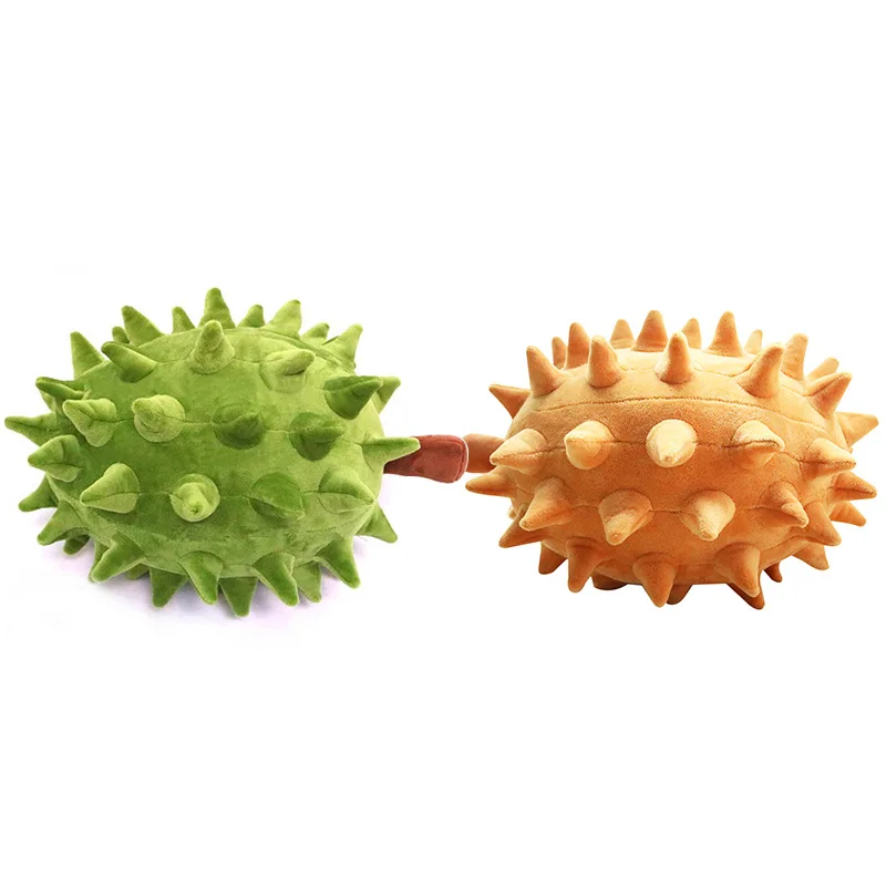 Durian avocado soft stuffed plush toy simulation fruit pillow children's toys decoration holiday gift 1Pcs 23 cm / 40 cm WJ122