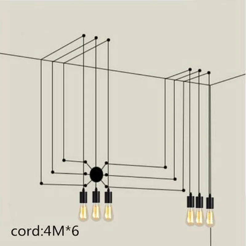 

Classic design LED lamp pendant light vintage LOFT coffee shop modern living dining room bar hanging light fixture AC110-265v