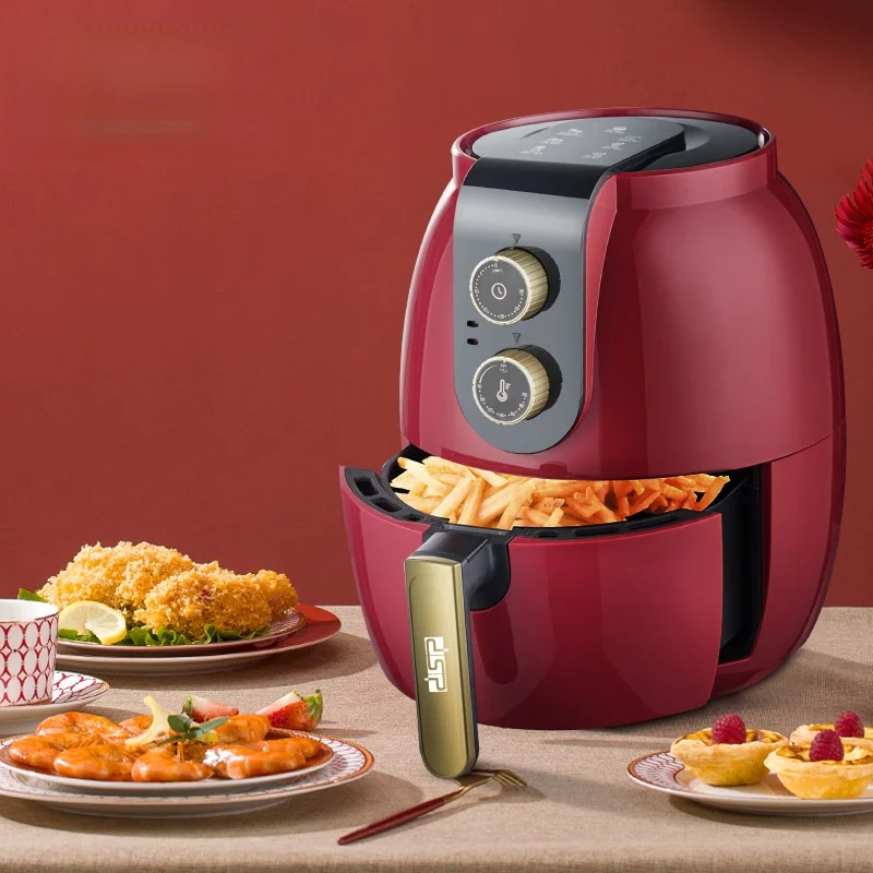 Freidora de aire multifunción, 1300W, 2,6l, pollo sin aceite, freidora de salud, cocina de Pizza, termostato Digital, freír aire profundo eléctrico