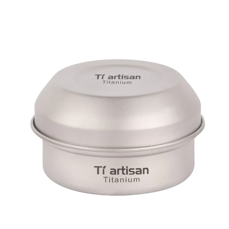 Tiartisan Outdoor Camping Hiking  Mini Liquid Alcohol Stove Ultralight Portable Titanium Stove with Rack