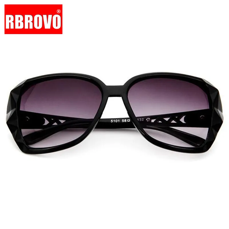 RBROVO 2023 Large Frame Sunglasses Women Brand Designer Vintage Gradient Shopping Glasses UV400 Travel Oculos De Sol Feminino