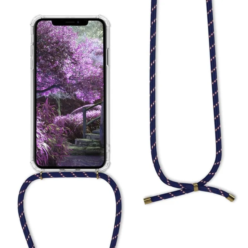 Hülle für Samsung Galaxy A16 A36 A56 A35 A55 A17 A37 A57 S25 S26 Ultra S24 FE mit Umhängeband, Halskette und transparentem Cover – Detail 7