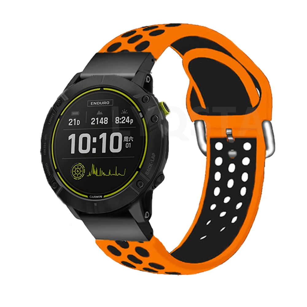 Quickfit – bracelet de montre en Silicone, 22 26mm, pour Garmin Fenix 6 6X Pro 5X 5 Plus 3HR 935 945 S60, à dégagement rapide