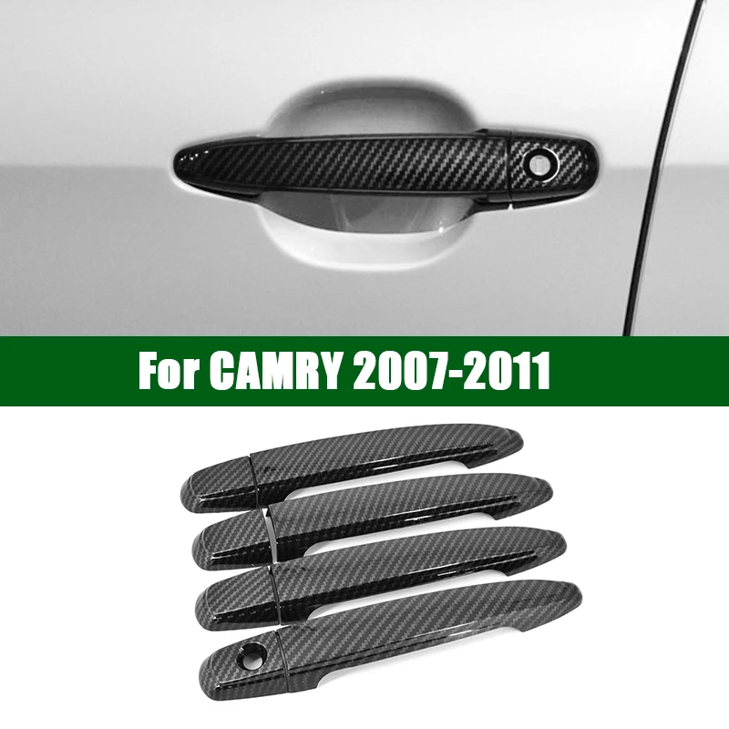 

Накладка на дверную ручку автомобиля из углеродного волокна для 2007-2011 TOYOTA CAMRY 2008 2009 2010