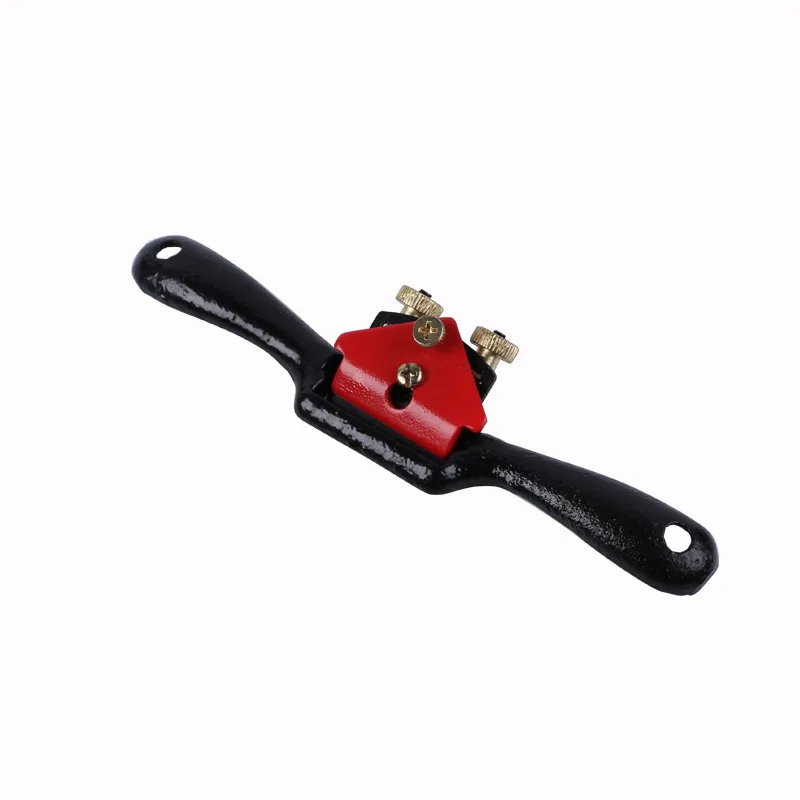 Adjustable Plane Spokeshave Woodworking Hand Planer Trimming Tools 9 Inch Wood Hand Cutting Edge Chisel Tool with Screw