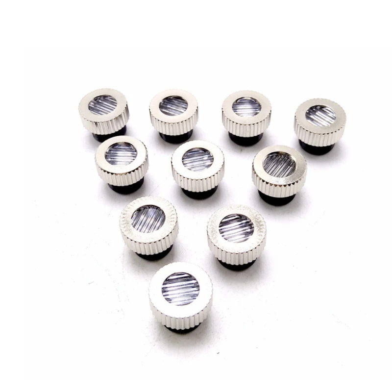 10pcs Laser Lens 200nm-1100nm Laser Line Lens with M9 P0.5 Frame & Metal Cap