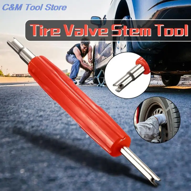 100Pcs Tyre Zinc Alloy Valve Stem Core Part  Valve core wrench Car Truck Zinc alloy Tire Tyre Valve Stem Core Part Replacement