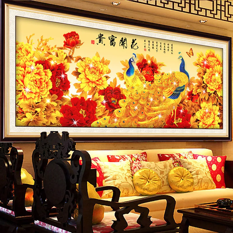 DIY 5D Sale Diamond Embroidery, Diamond Mosaic, Normal/Special Shaped, Peony, Peacock, Diamond Painting, Cross Stitch,3D, Decora