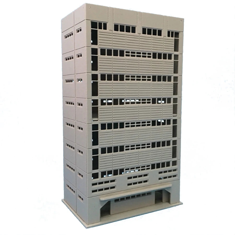 N Scale Train Model Dedicated Building Model High-rise Architecture Building For Diorama Model