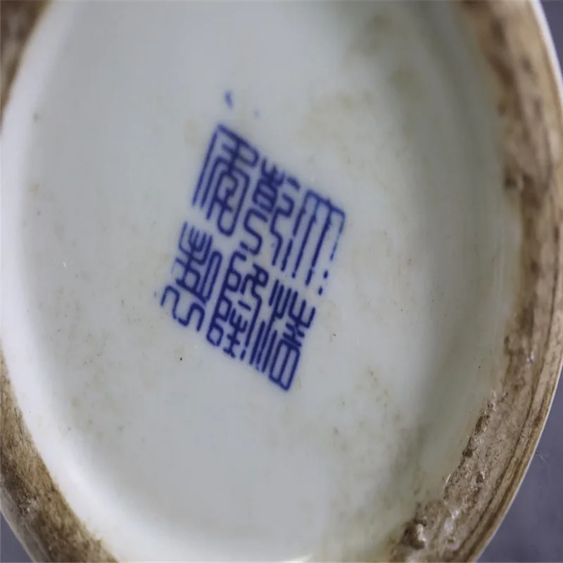 Blue and White Porcelain Vase, Unique Old Chinese Style, Dragonic