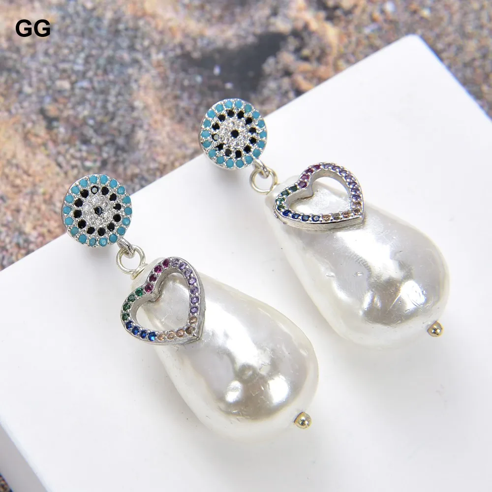 

Серьги-гвоздики в форме сердца GuaiGuai