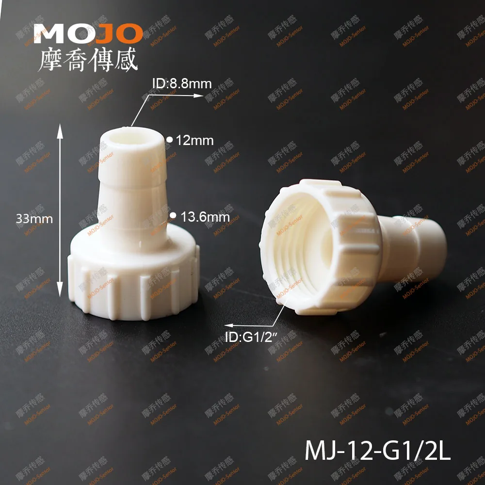 

2020 Free shipping!(10pcs/Lots) MJ-12-G1/2L straight female connector 12mm to G1/2" internal thread pipe joint fitting