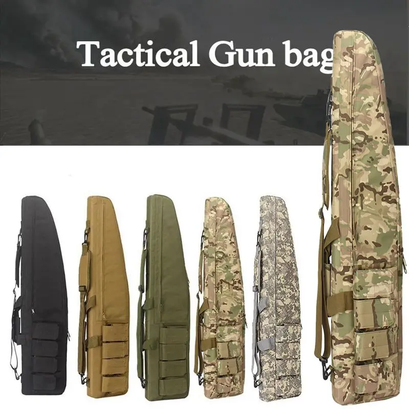 Avcılık ekipmanları silah çanta hava tüfek Gun vaka 70cm / 98cm / 118CM Wargame Paintball Airsoft sırt çantası taktik silah çantası