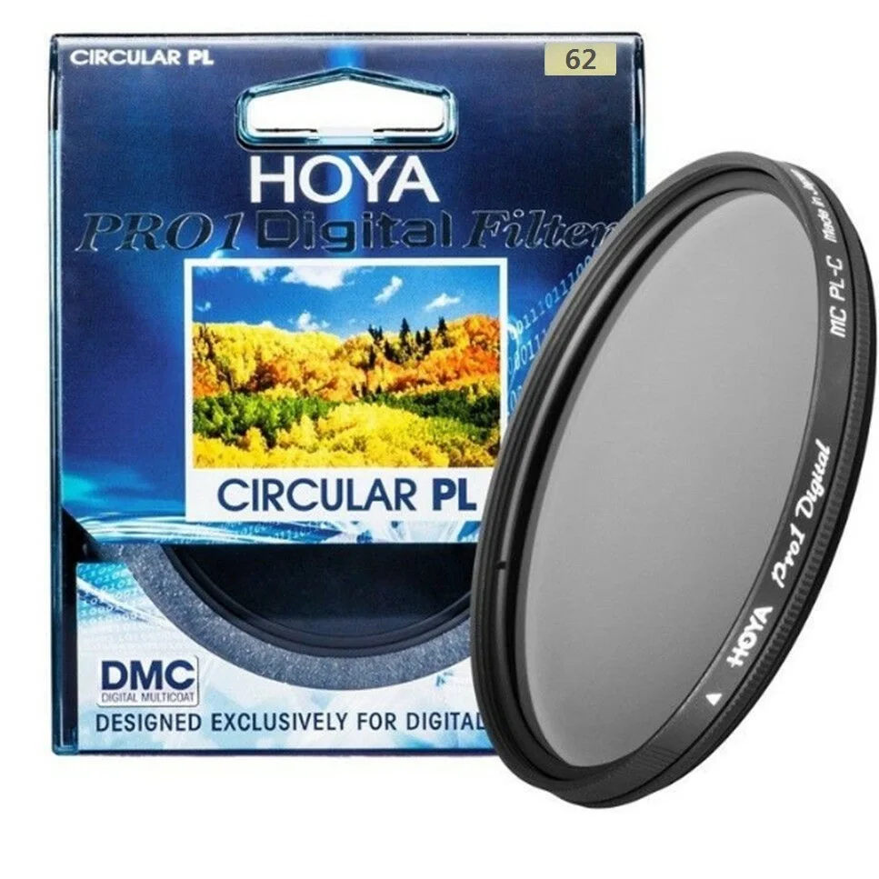 

HOYA PRO1 Digital CPL 62mm CIRCULAR Polarizing Polarizer Filter Pro 1 DMC CIR-PL Multicoat for Camera Lens