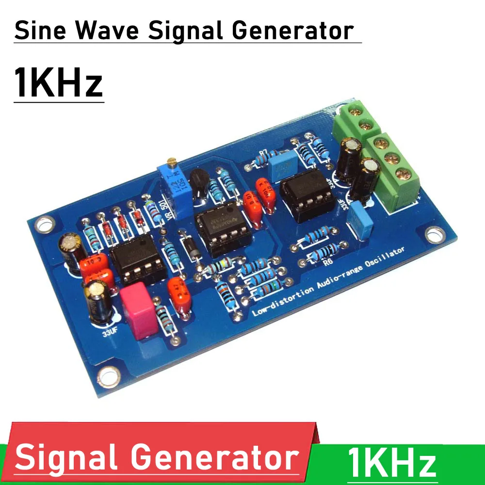 Low Distortion Audio Range Oscillator 1KHz Sine Wave Signal Generator Ultra low distortion -124dB for Harmonic distortion test