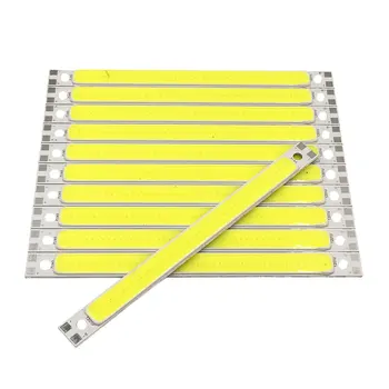12V COB Strip หลอดไฟ 1000LM สีเขียวสีเขียวสีแดงสีแดง LED สำหรับรถยนต์ Drone ไฟสัญญาณ DIY ตกแต่งโคมไฟ 120x10 มม.