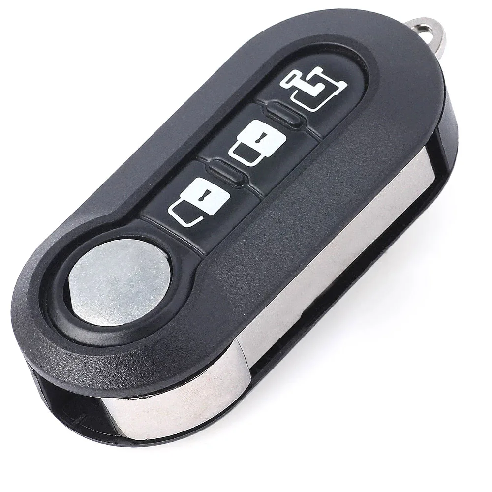 

Keyecu Delphi BSI / Marelli BSI Flip Remote Key Fob 433MHz ASK ID46 Chip for Peugeot / Citroen / Fiat / Ram FCC ID: RX2TRF198