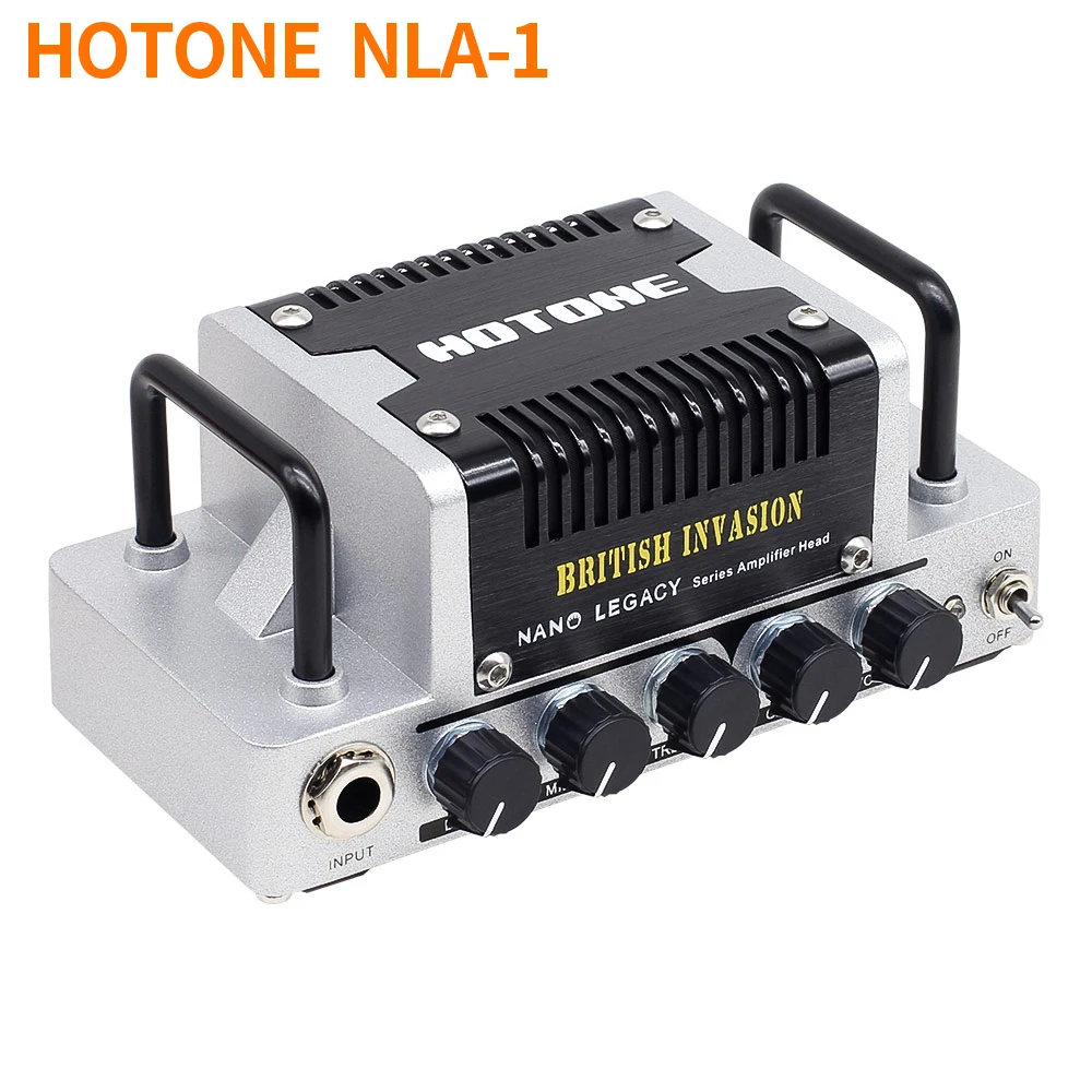 

Hotone Nano Legacy British Invasion 5 Watts Compact Guitar Amp Head with 3 Band EQ NLA-1