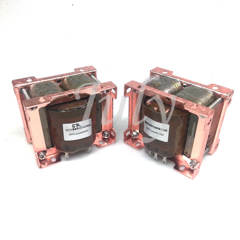 1 pair Amorphous 4C iron core 5K 5.5k output transformer 25HZ--40kHZ, suitable for 45, EL84, 6V6 single-ended amplifier