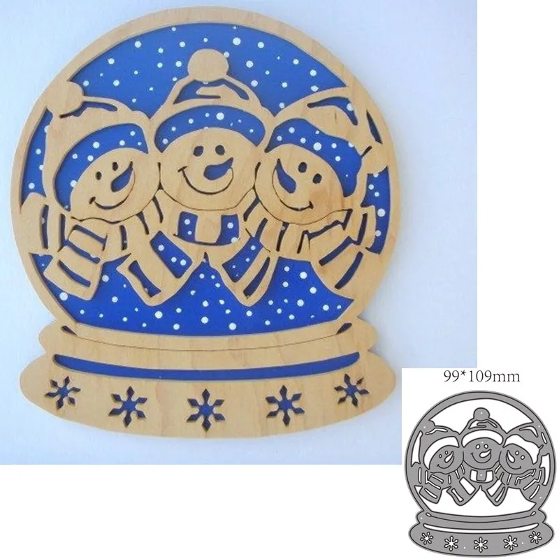 

Металлические штампы для резки, форма для украшения снеговика, скрапбукинг, бумага, ремесленный нож, форма, лезвие, трафареты для удара