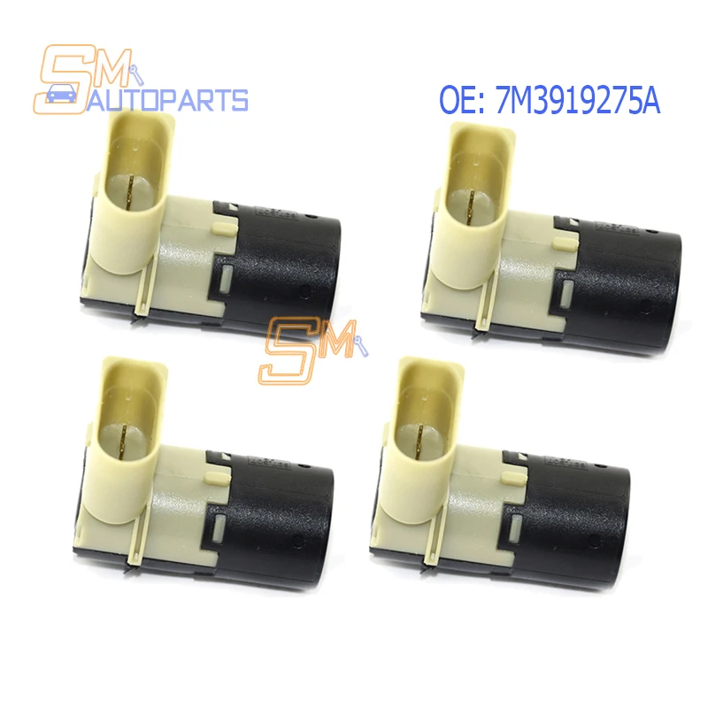 

4PCS New PDC Parking Sensor 7M3919275A For Audi VW Seat Skoda Ford Galaxy Sharan A2 A3 A4 A6 Reverse Radar