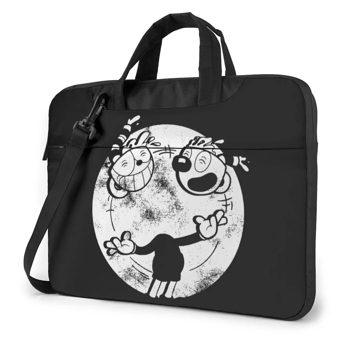 

Cuphead Laptop Bag Case With Handle Protective Computer Bag Fashion Bike Laptop Pouch