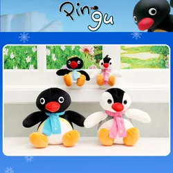 New PINGU Penguin Family Plush Toys Stuffed Doll Cute Bag Pendant Home Bedroom Decor Birthday Present For Child 28cm