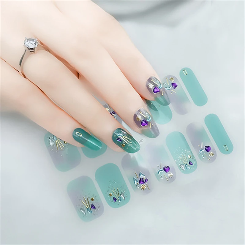 New Product Fashion Nail Stickers 3D Diamond Nail Stickers Waterproof And Durable Nail Polish Self-Adhesive Nail Decoration