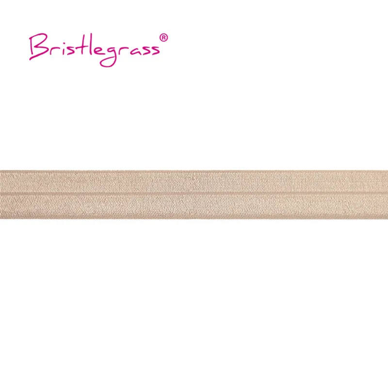BRISTLEGRASS Großhandel 50 Yard 1 Zoll 25mm Glänzendes FOE Faltbares Elastisches Spandex-Satinband für Stirnbänder, Haarbänder, Kleider und DIY-Näharbeiten – Detail 30