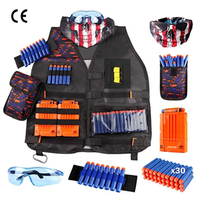 Equipo táctico Nerf con cargador y clip de balas para pistola - imagen 3
