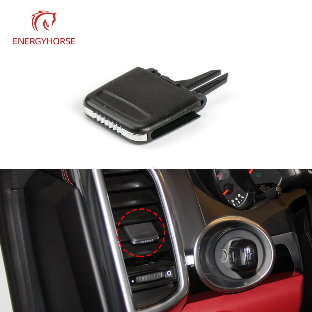 

Car Air Vent Outlet Tab Clip Car Front Air Conditioner Vent Paddle for Porsche Cayenne 2011-2016