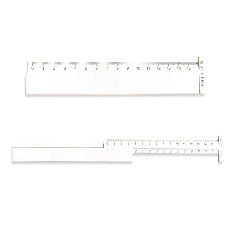 NBX Creative Extension 28.5cm Ruler Drawing Tools Mathematical Children  Practical Student Stationery 12.5cm Caliper For School