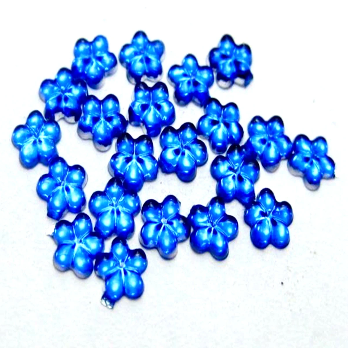 1000  Acrylic Flatback Mini Flower Gems Rhinestones 4mm  Pick Your Color