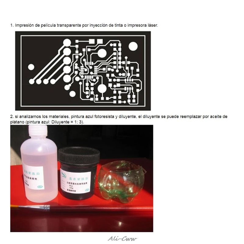 Fotorezyst Anti-trawiący niebieski malowane tuszem do DIY PCB sucha powłoka wymiana 100g