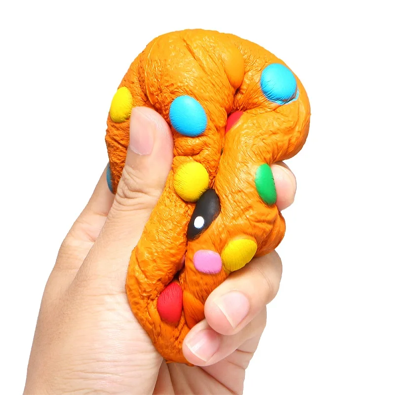 Pastel blando Jumbo para niños, comida, galleta de Chocolate, crema perfumada, juguete para aliviar el estrés de elevación lenta, regalo de fiesta