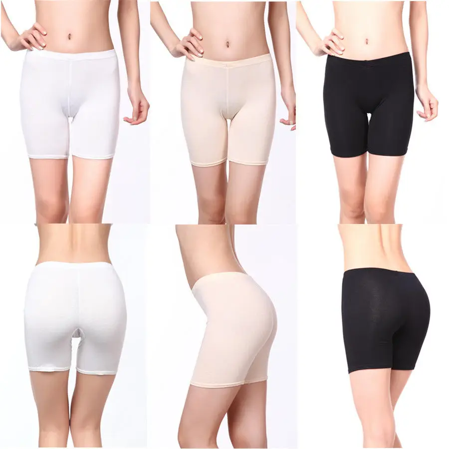 Women\'s Skirt Shorts Boxer Panties Girls Safety Briefs Boyshort Underpants Tights Slim Lingeries Short Pants Ultra-thin Summer