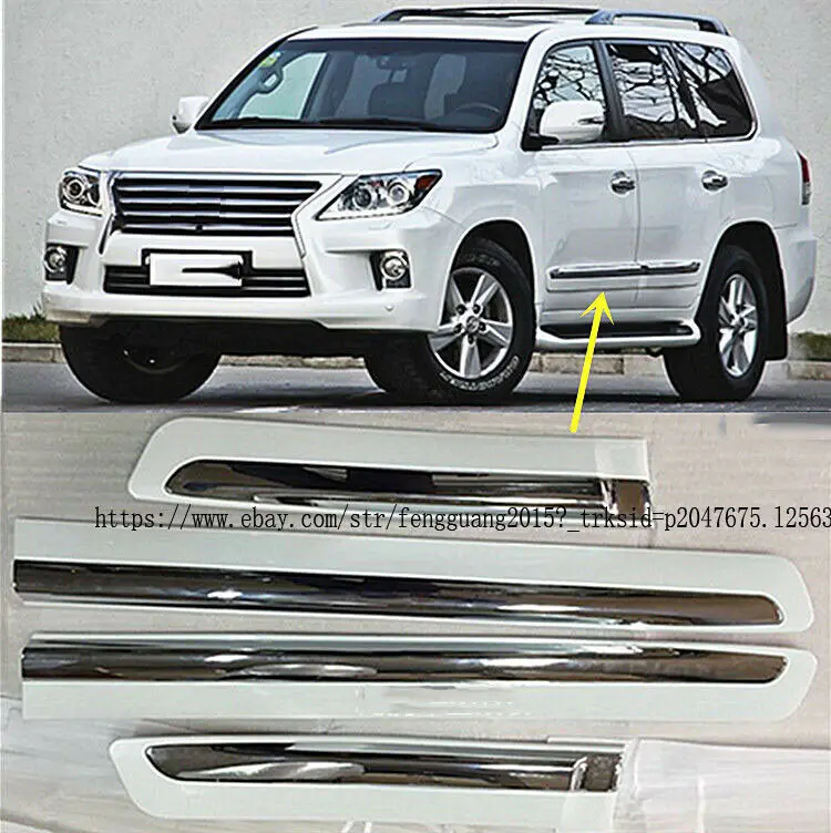

4 шт., хромированные накладки на дверь для LEXUS LX570 2008-2015