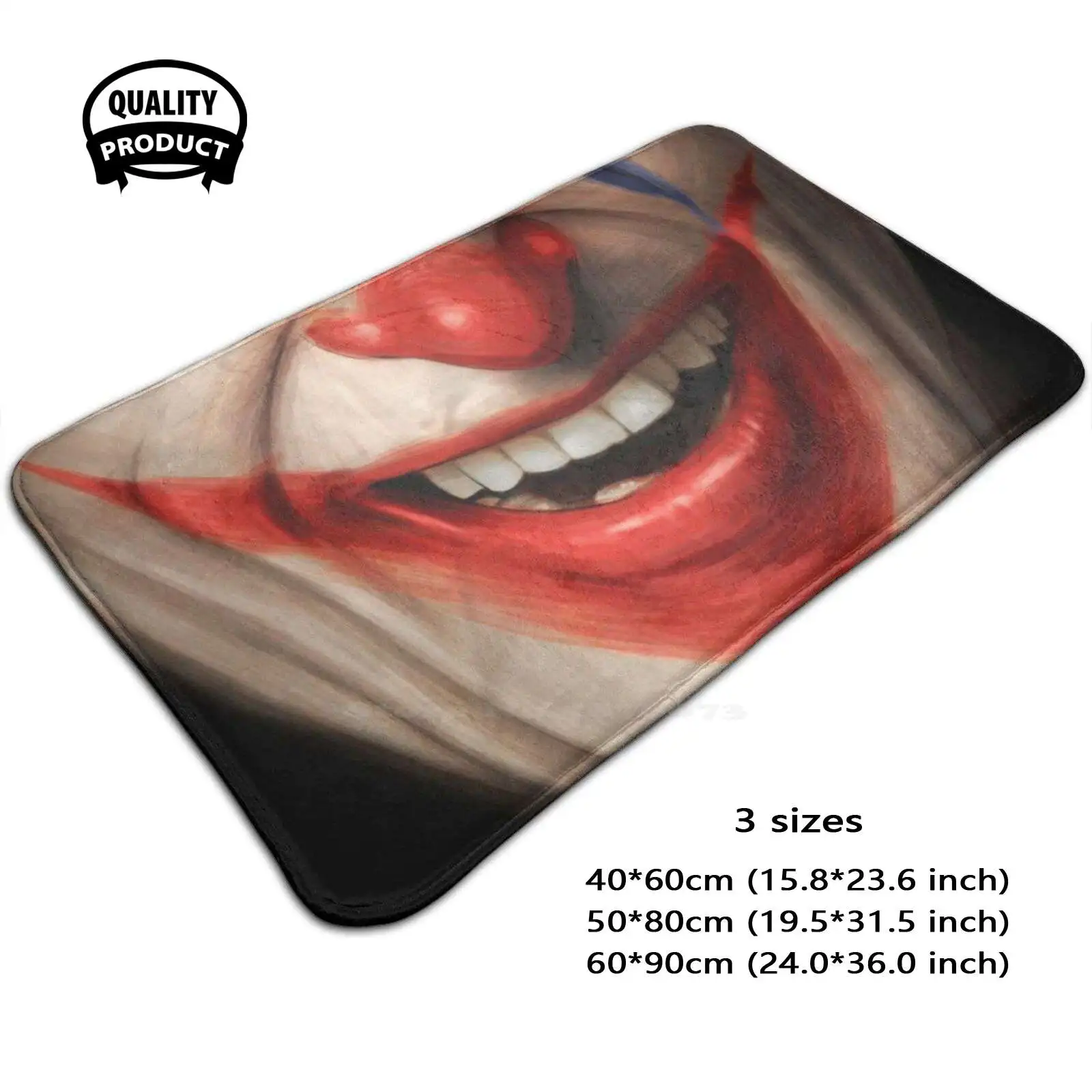 Most Famous Laugh Face Mask Soft Cushion Home Carpet Door Mat Car Rug Laughing Facemask 19 Quarantine Social Distancing Stay