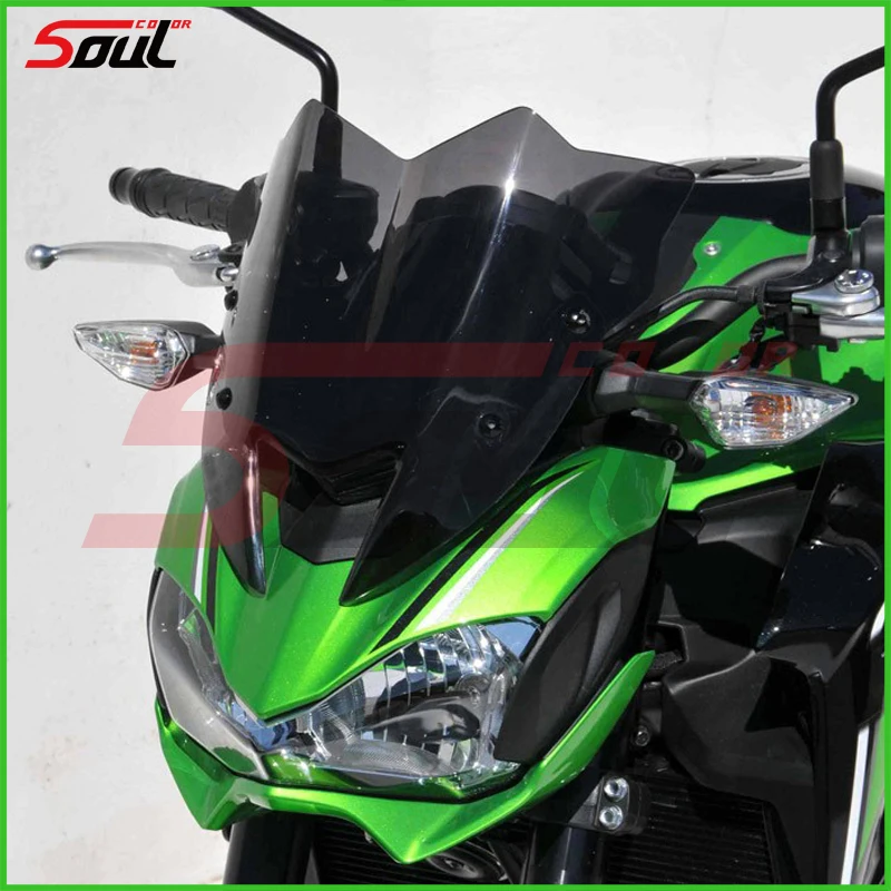 

Motorcycle Sports Visor WindScreen Windshield Fits For Kawasaki Z900 2017 2018 Double Bubble