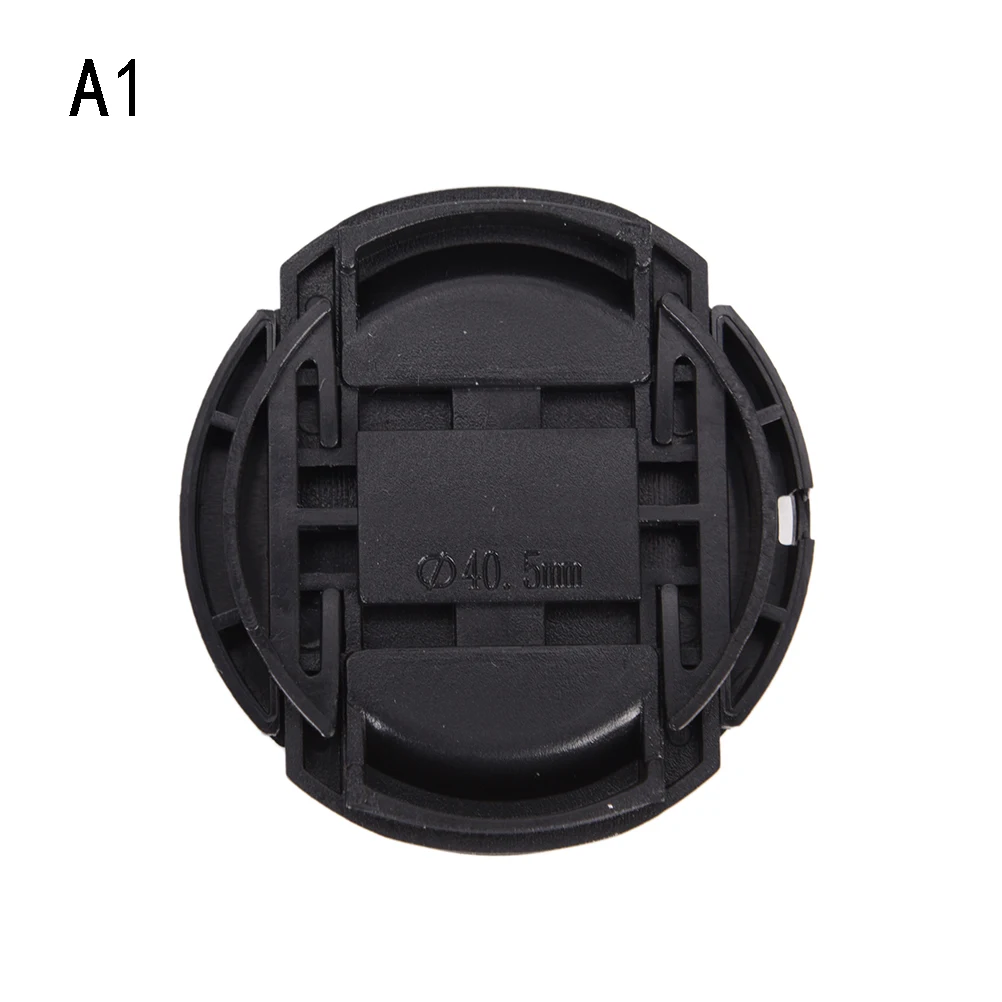 40.5 49 52 55 58 62 67 72 77 Mm Center Snap-on Front Lens Cap Hood Cover For Nikon Camera Lens With Strap