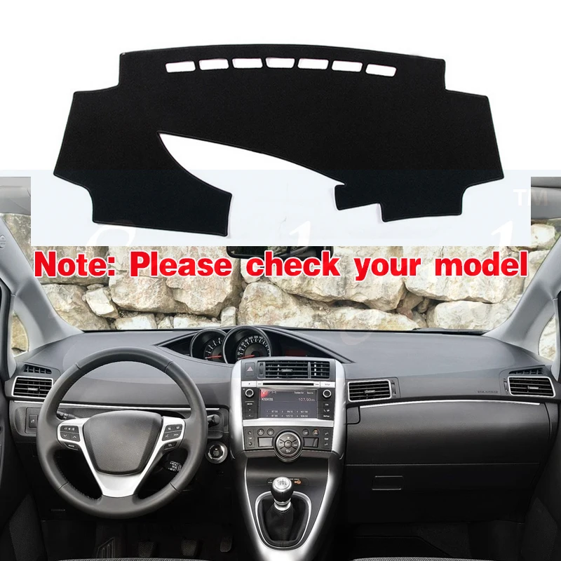 For Toyota Verso 2009~2018 AR20 SportsVan Anti-Slip Mat Dashboard Cover Pad Sunshade Dashmat Cape Rug Accessories 2013 2014 2016