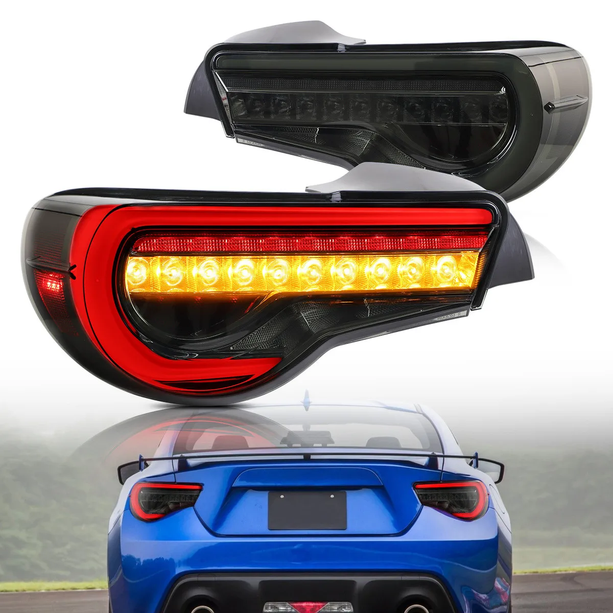 Wholesale Manufacture Car Lamp For TOYOTA GT86 FT86 2012-2018 Full-LED Taillights For BRZ 2013-2015 LED Tail Light Plug And Play